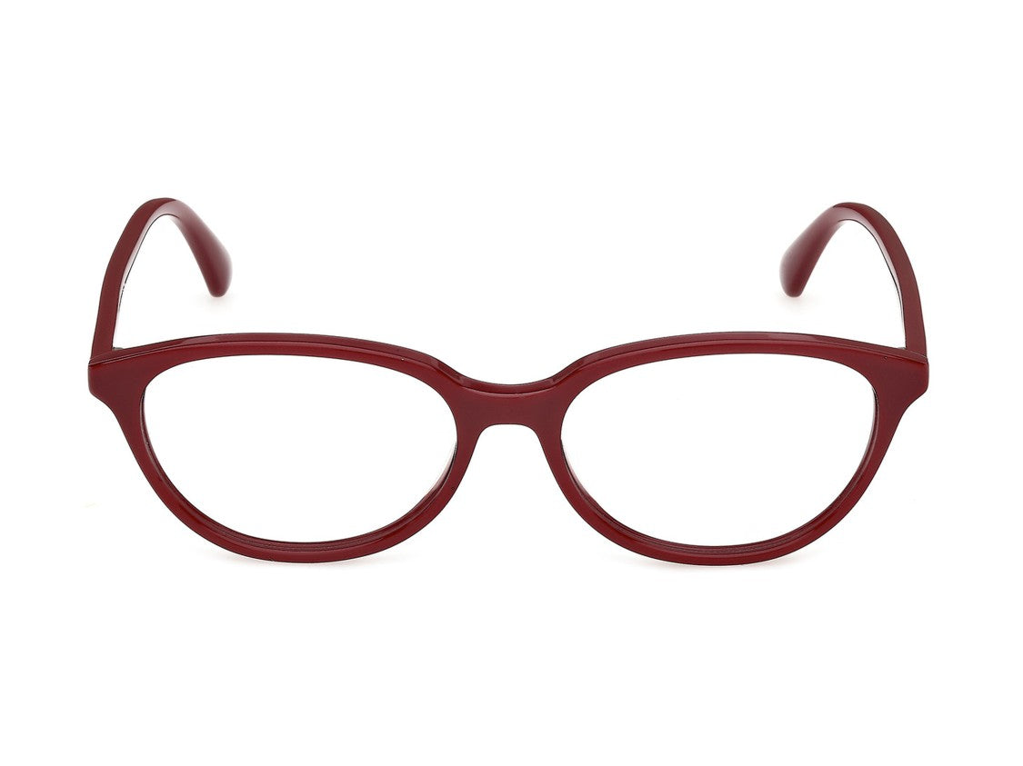 Max Mara Mm5265 Deep Burgundy Rounded Cat-Eye Eyeglasses