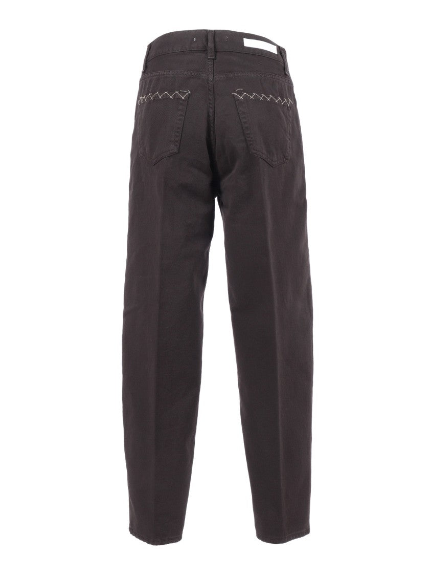 Briglia Straight-Leg Pants With Mid-Rise Waist