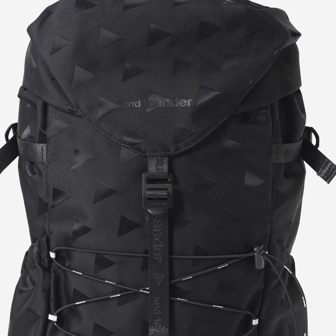 And Wander Geometric Pattern Nylon Backpack