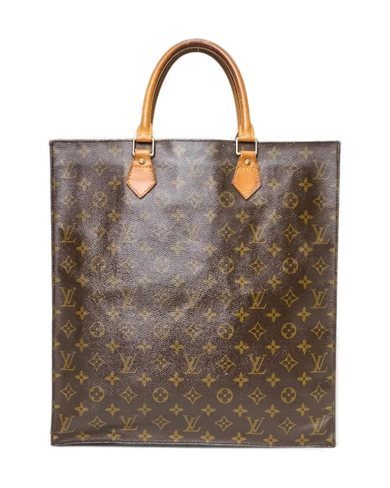 Louis Vuitton Sac Plat Gm Tote Bag Monogram