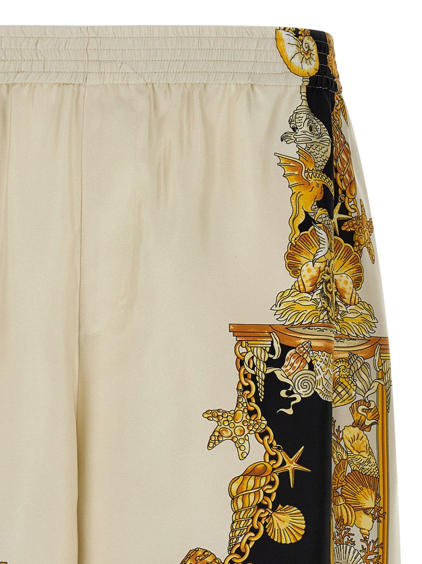 Versace 'Coral Theatre' Print Bermuda Shorts