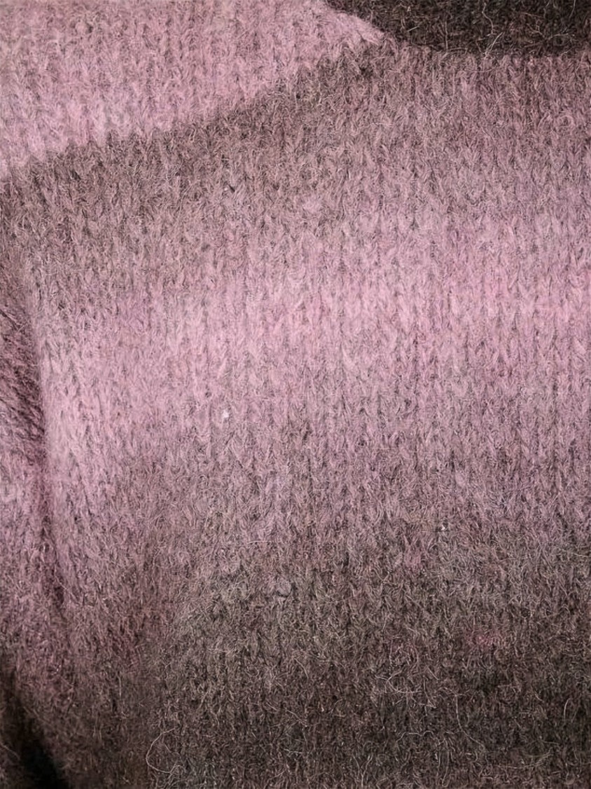Diesel Gradient Pattern Alpaca Knit Sweater
