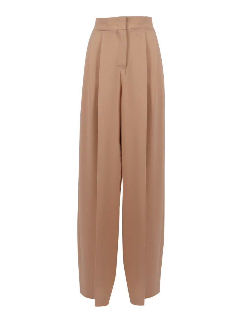 Alberta Ferretti High-Waisted Wide-Leg Trousers With Tailored Silhouette
