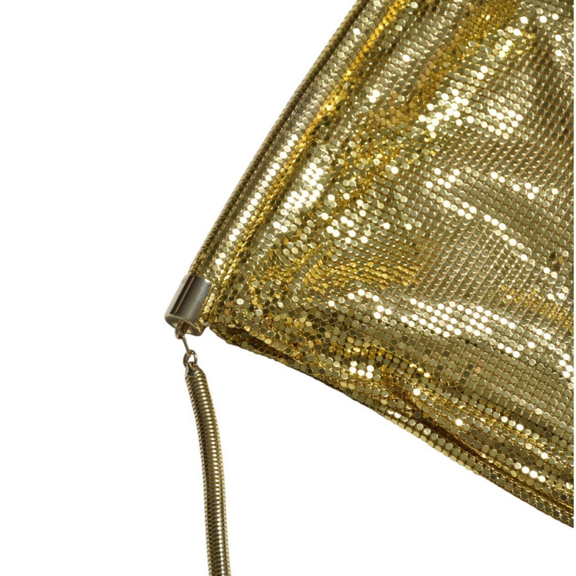 Rabanne Handheld Chainmail Pouch With Adjustable Snake Chain