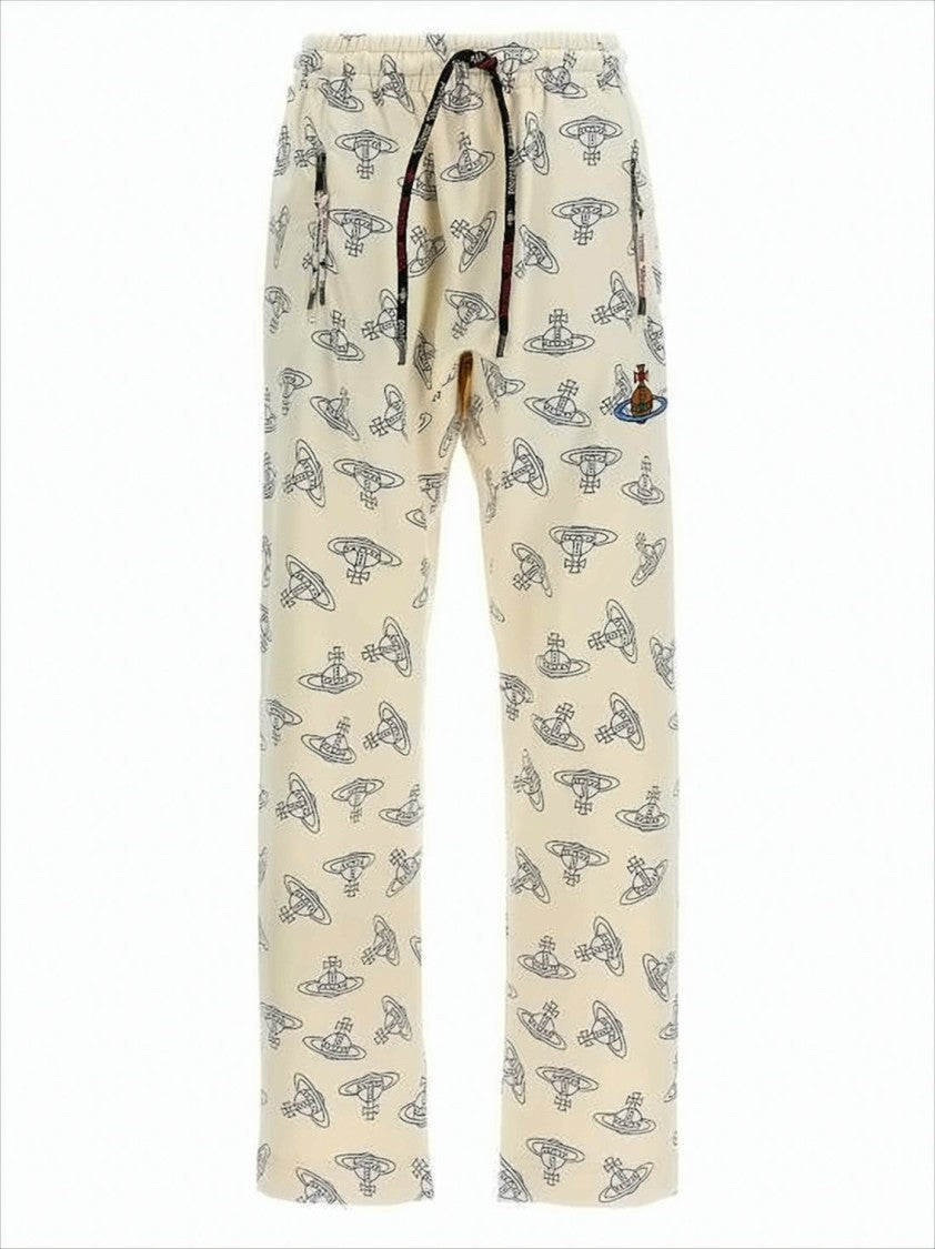 Vivienne Westwood Abstract Pattern Jogger Pants With Elastic Waistband