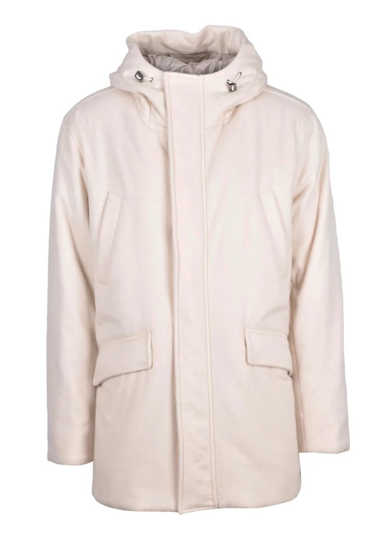 Herno Cashmere Overcoat And Hood