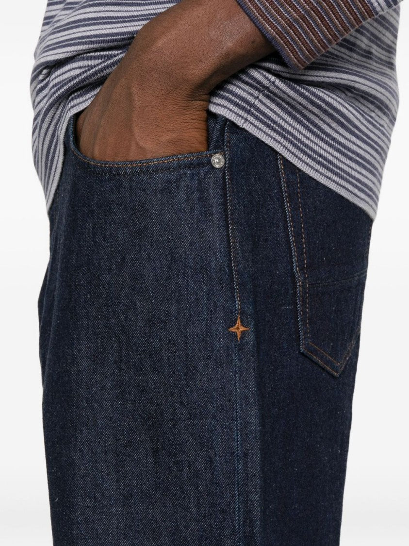 Stone Island Indigo-Dyed Organic Cotton Denim Jeans