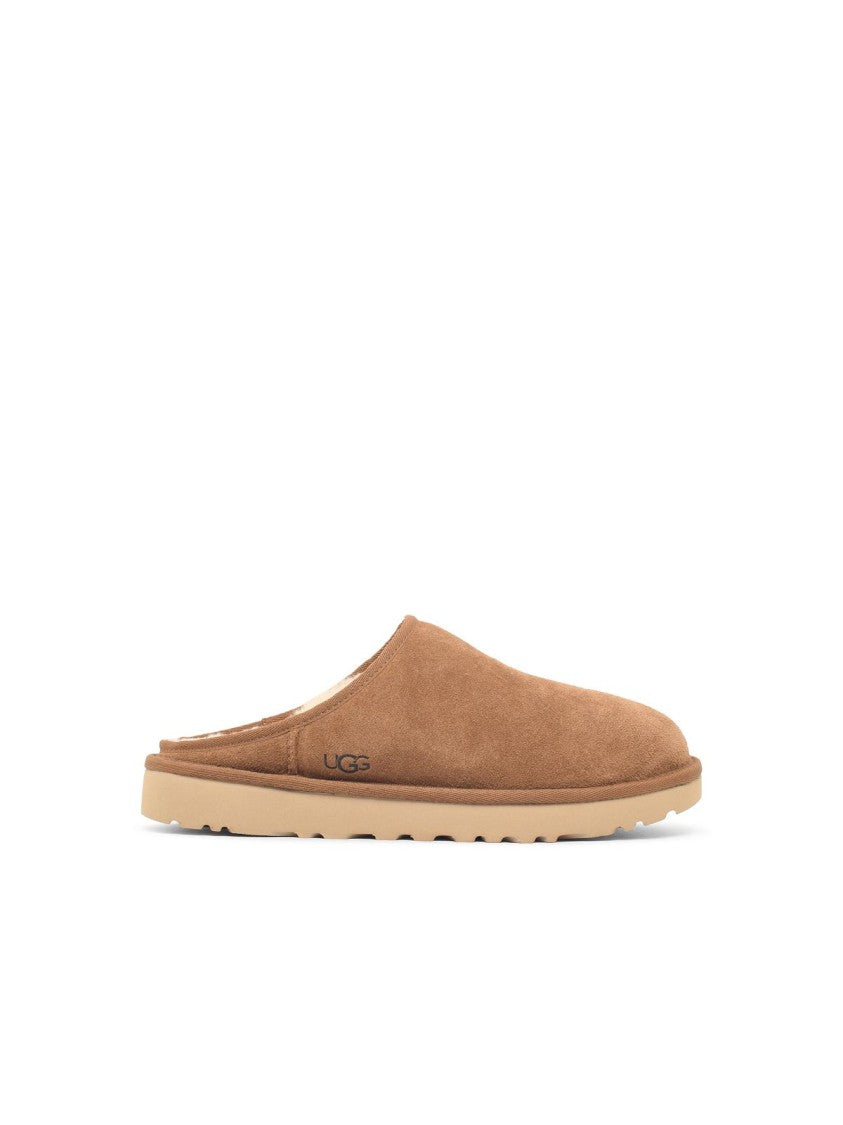 Ugg Chestnut Classic Slip-On Suede Slippers