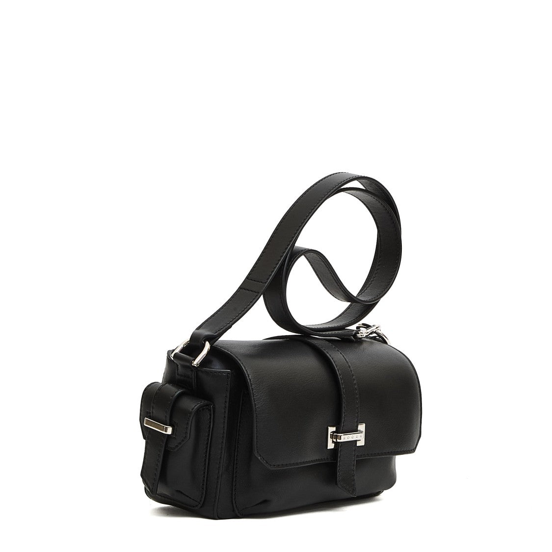 Hogan Black Leather Camera Bag