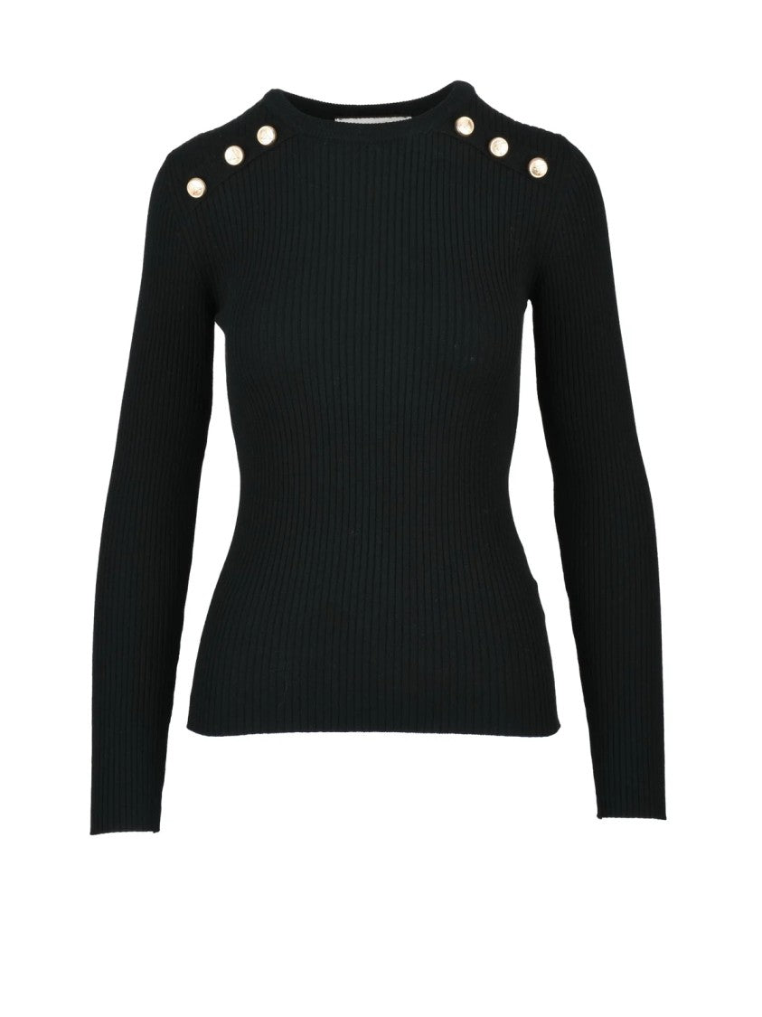 Akep Black Viscose Polyamide Elastomultiester Top