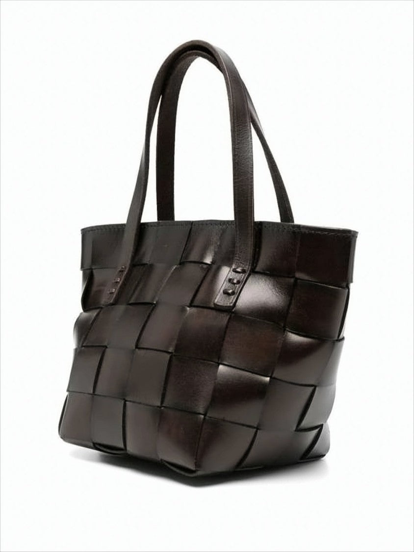 Dragon Diffusion Mini Woven Buffalo Leather Tote Bag