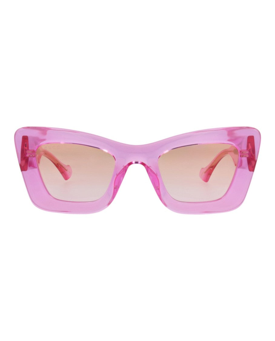 Gucci Cat Eye-Frame Injection Sunglasses