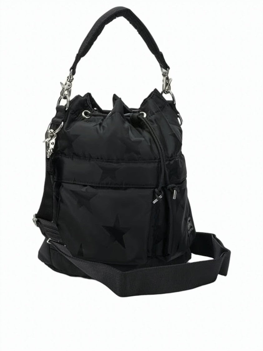 Porter Two-Way Nylon Tote Bag With Drawstring Closure And Padded Handle