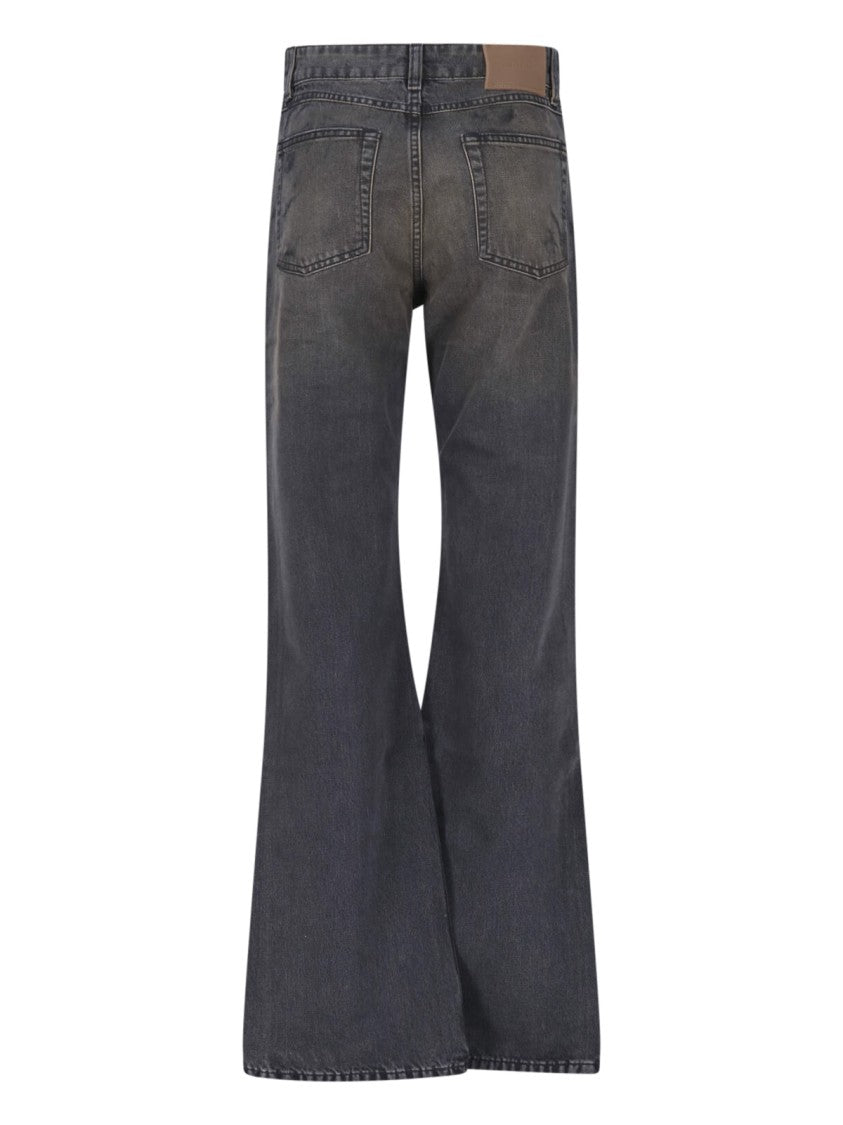 Our Legacy Black Boot Cut Worn-In Denim Jeans
