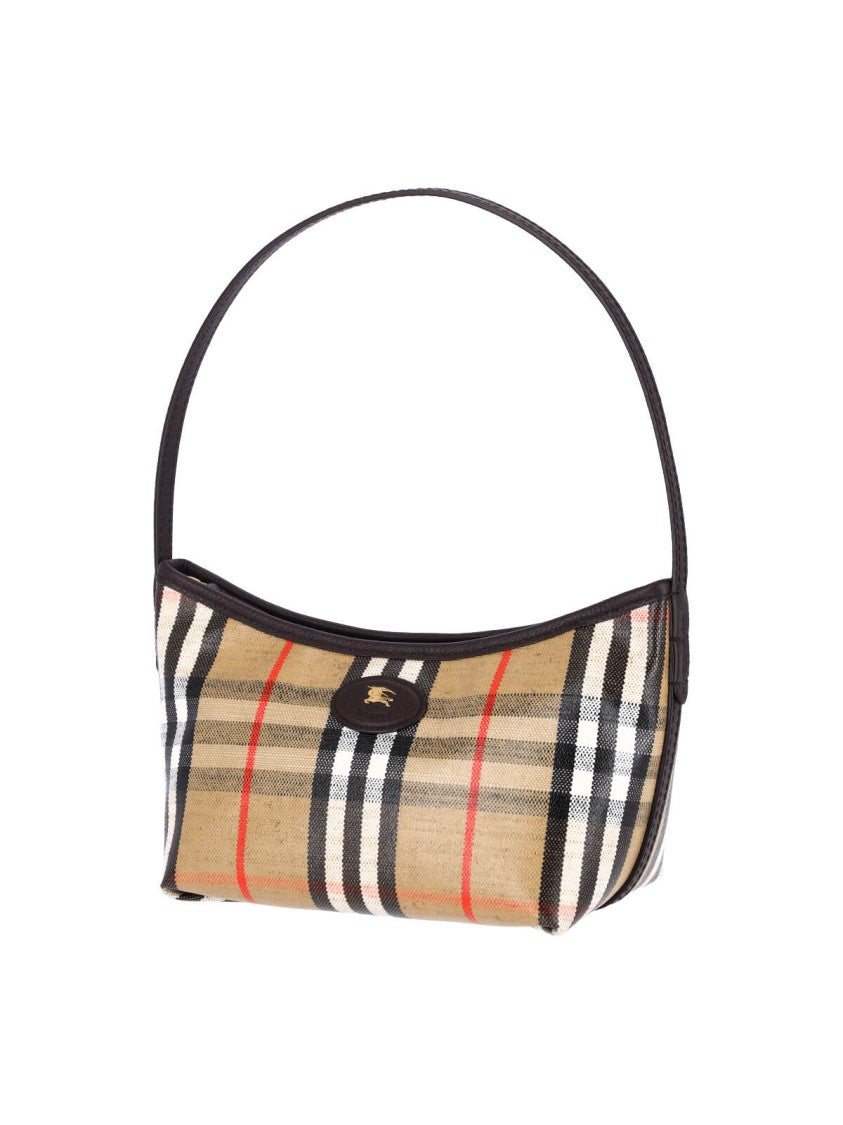 Burberry "Highlands" Shoulder Bag – Beige