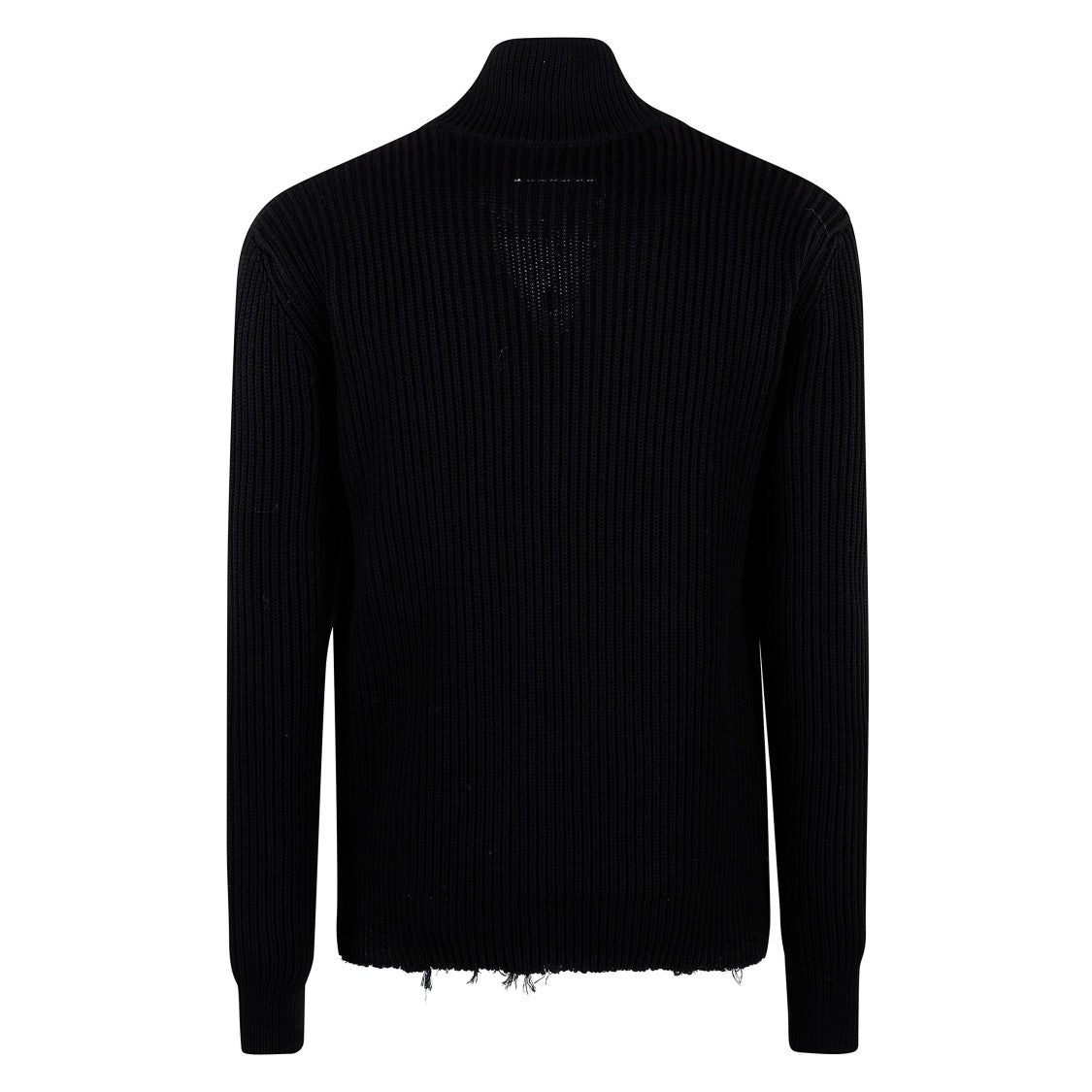 Mm6 By Maison Margiela Frayed Zip Sweatshirt