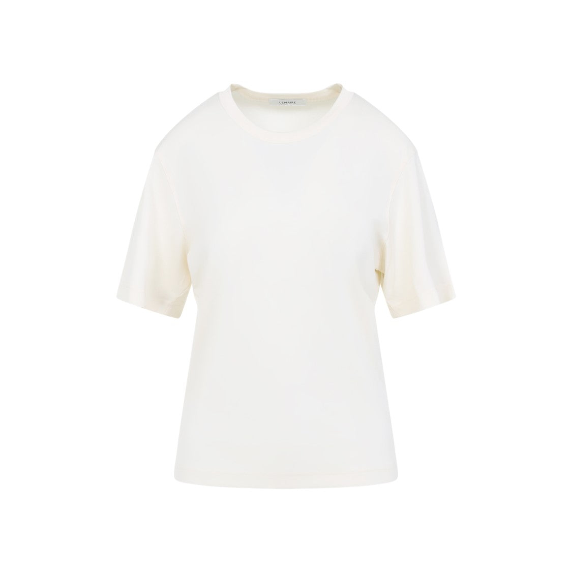 Lemaire Rib White Cotton T-Shirt