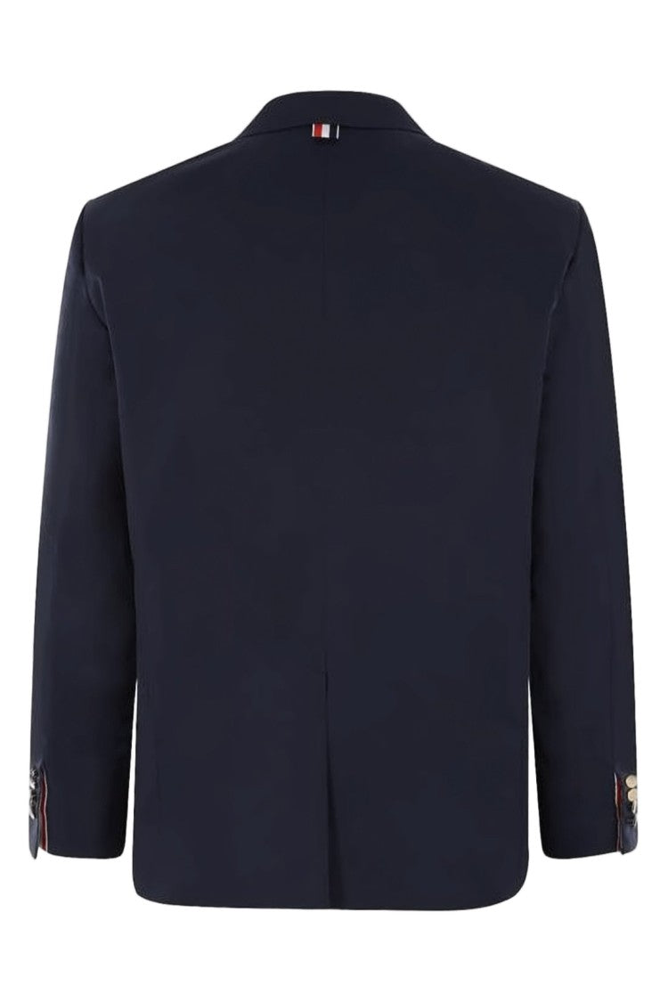 Thom Browne Tailored Single-Breasted Jacket With Gold Buttons