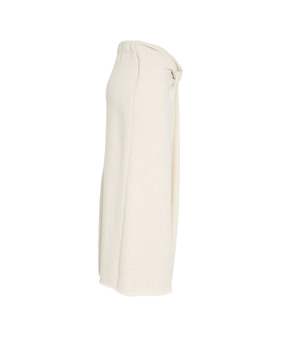 Viktoria Chan Sophisticated Maxi Skirt With Knot Detail And Fluid Silhouette