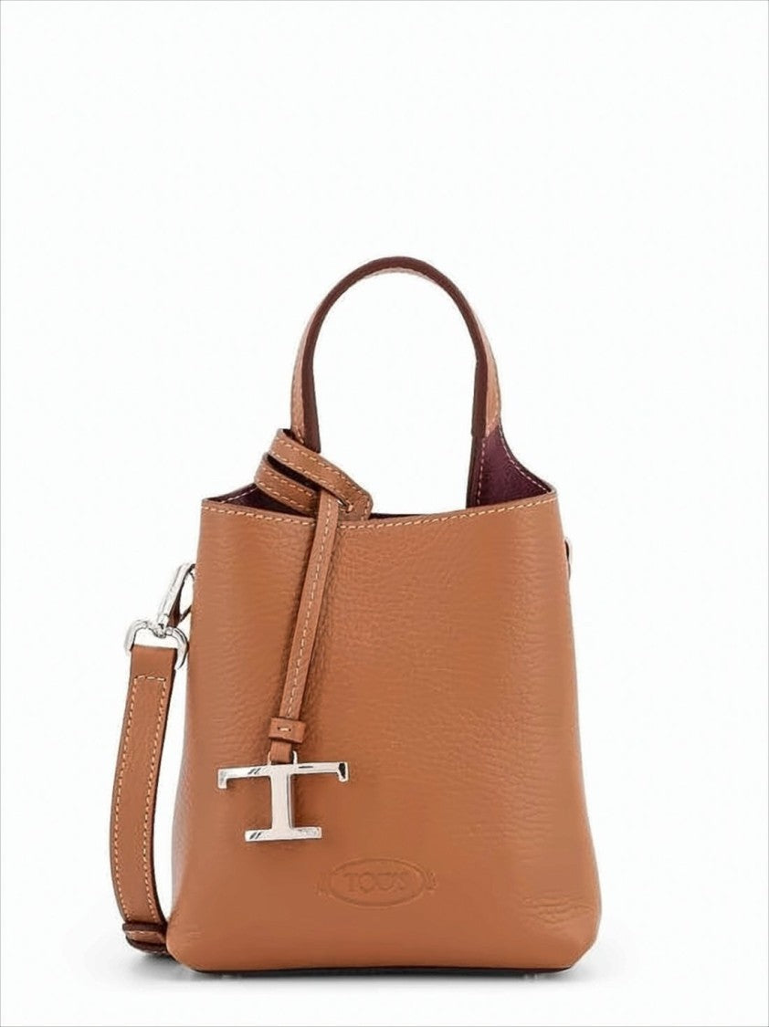 Tod's Textured Calf Leather Tote Bag