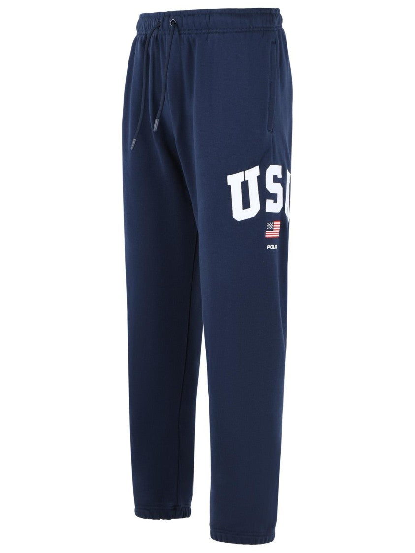Polo Ralph Lauren Navy Cotton Blend Joggers