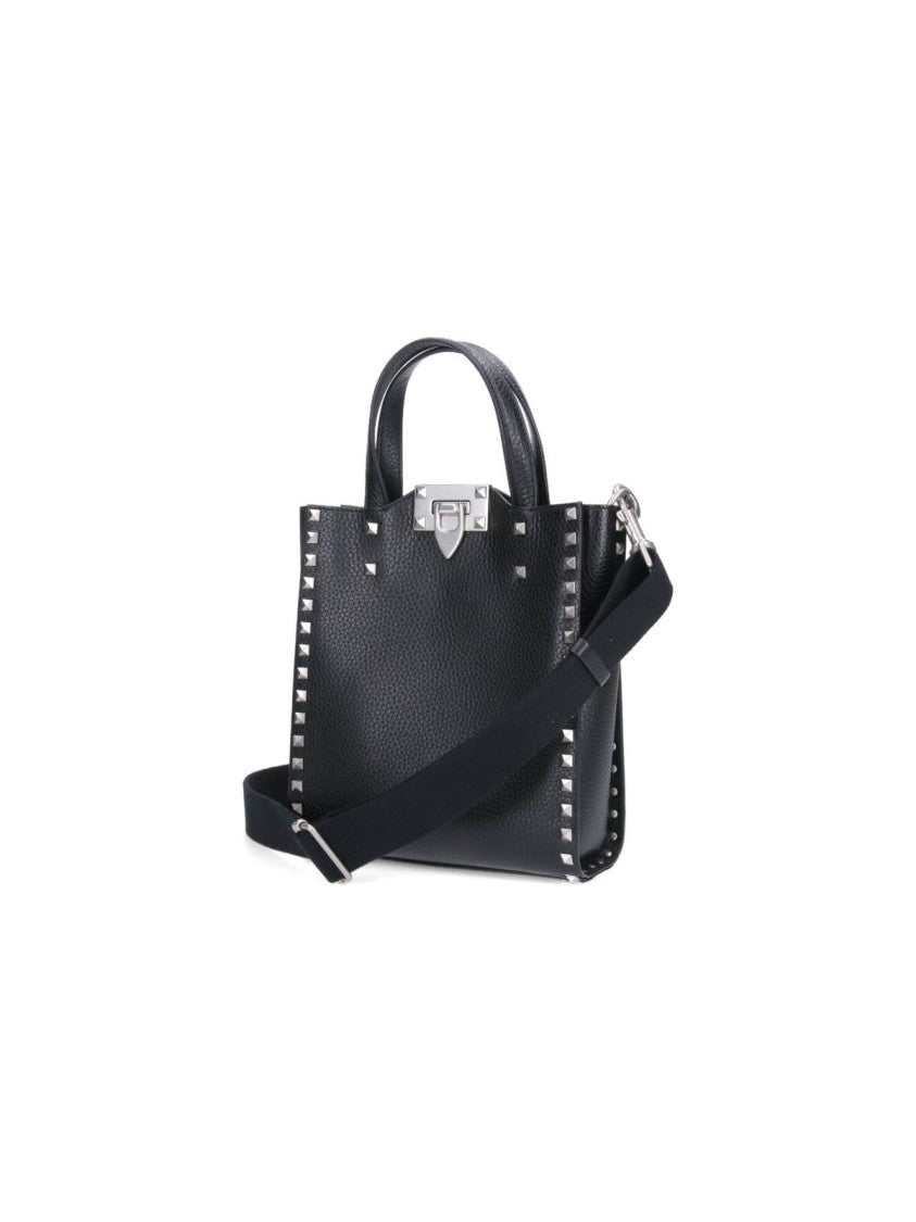 Valentino Garavani "Rockstud" Tote Bag – Black