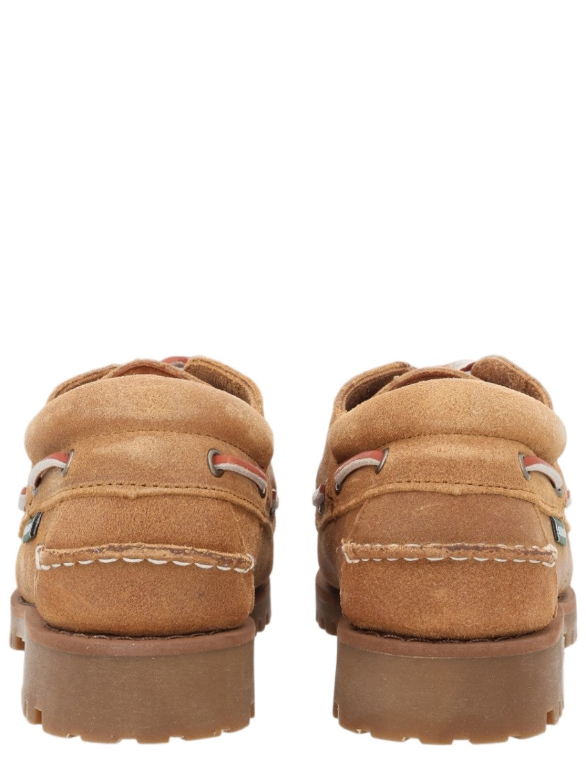 Sebago Brown Suede Leather Lace-Up Shoes