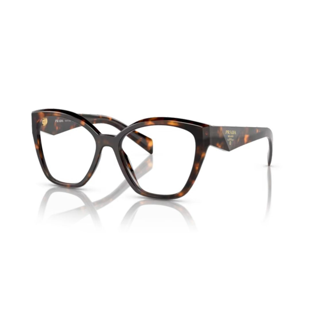 Prada 20Zv Vista Oversized Tortoiseshell Cat-Eye Sunglasses With Gold Accents