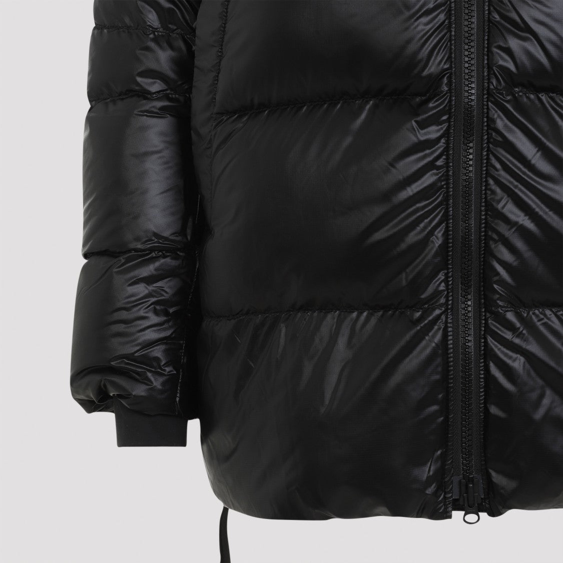 Canada Goose Glossy Quilted Black Puffer Jacket