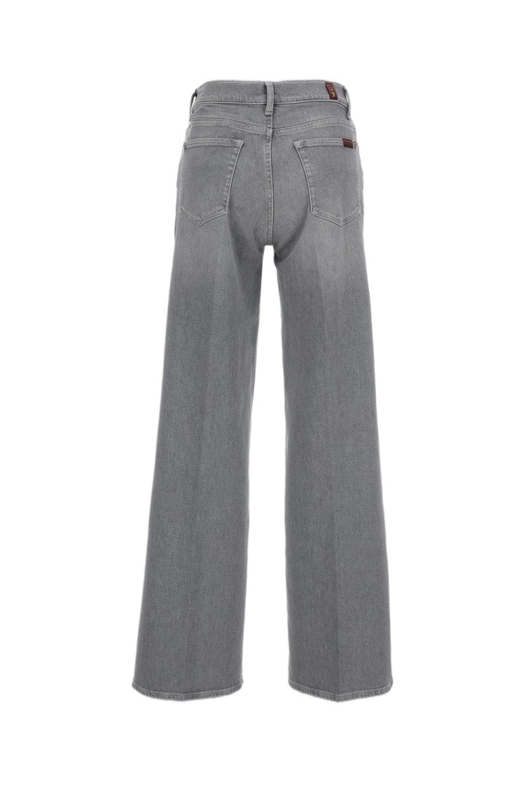 7 For All Mankind Washed Gray Lotta Luxe Vintage Jeans