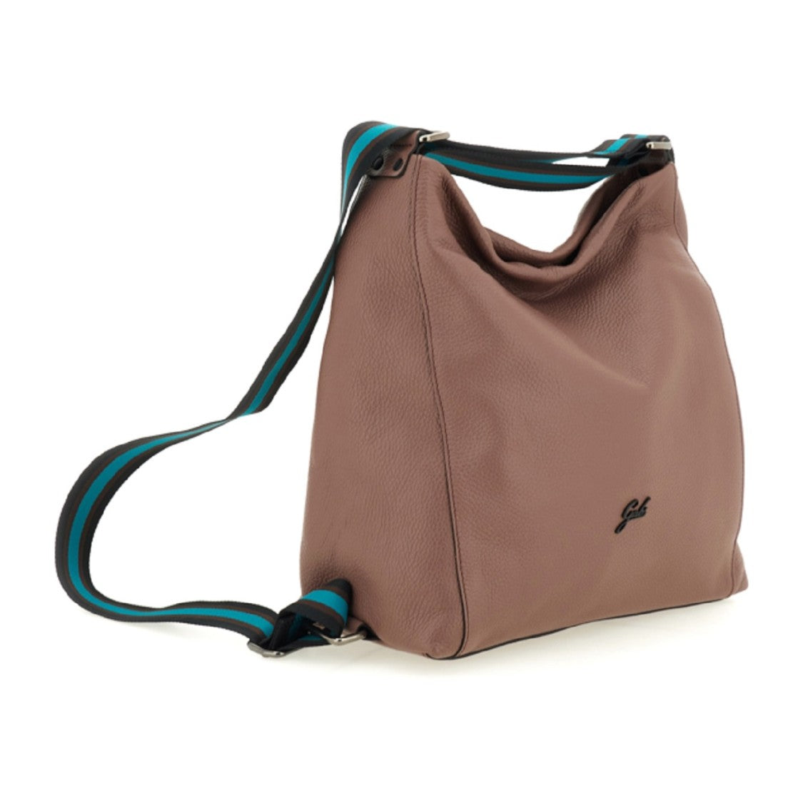 Gabs Soft Leather Shoulder Bag Turquoise Accents