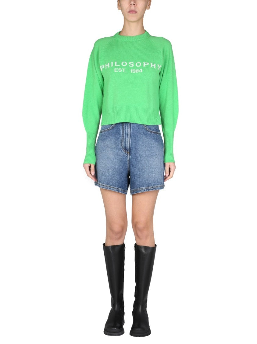 Philosophy Di Lorenzo Serafini Crew Neck Sweater