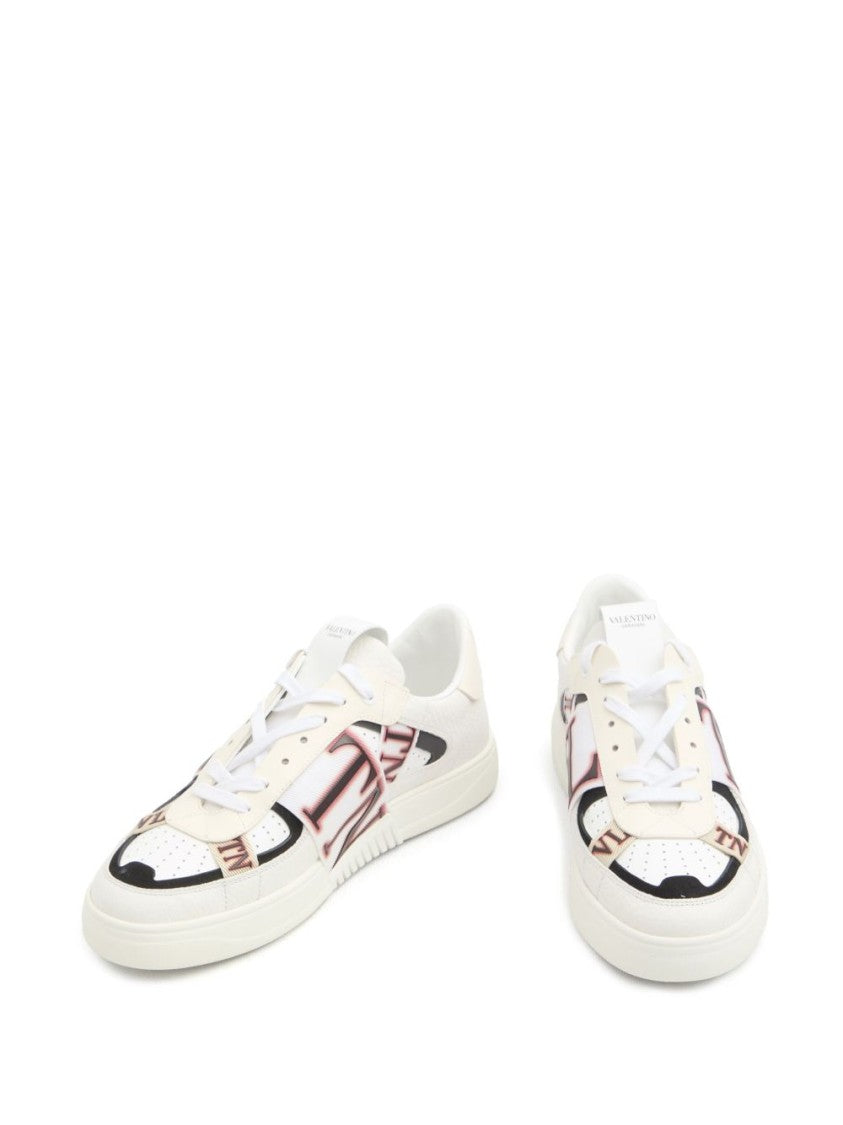 Valentino Garavani White Sneakers With Front Lace-Up