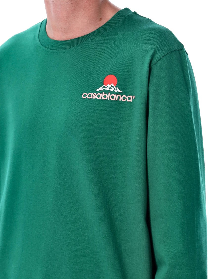 Casablanca Montagne Printed Long Sleeve