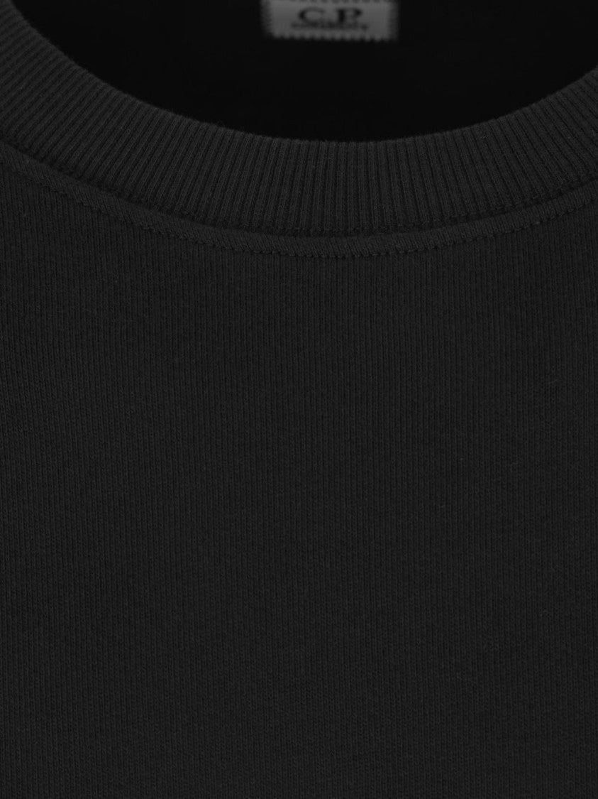 C.P. Company Diagonal Raised Fleece Lens Cotton Sweatshirt