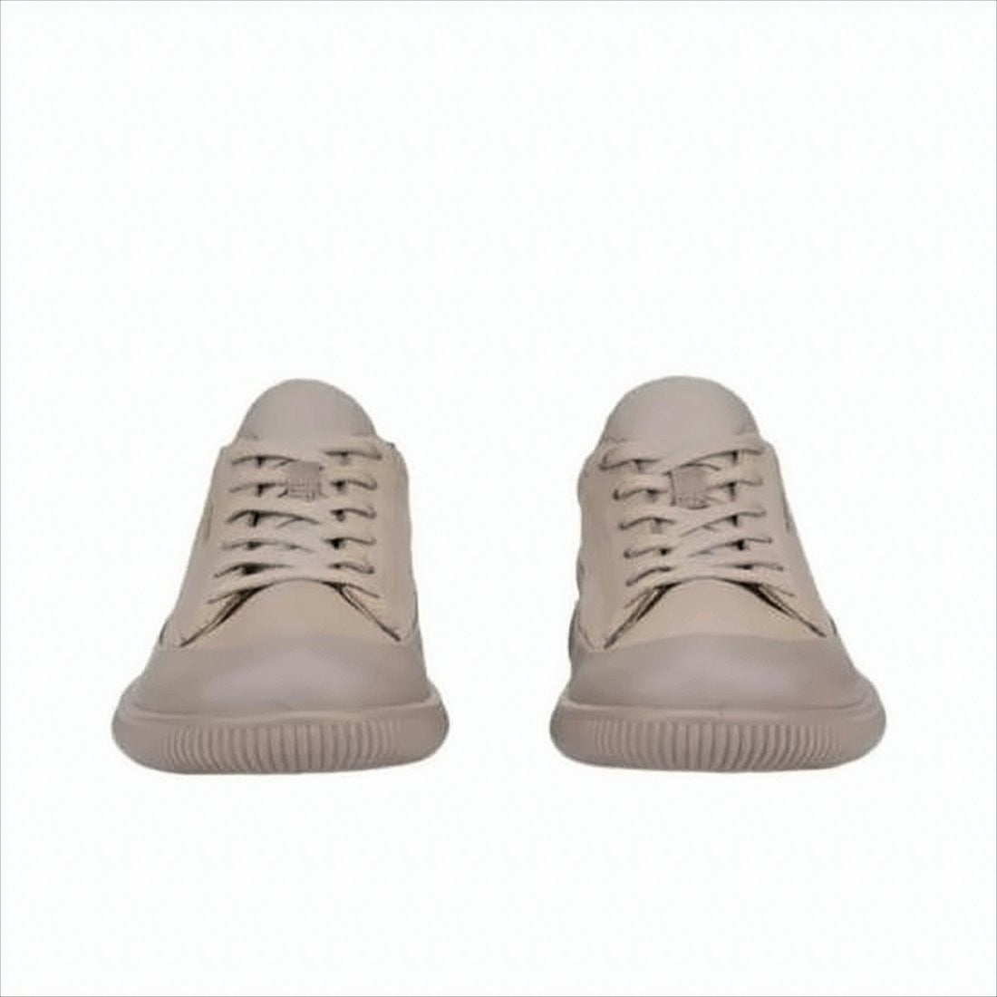 Ecco Minimalist Cowhide Leather Low-Top Sneakers