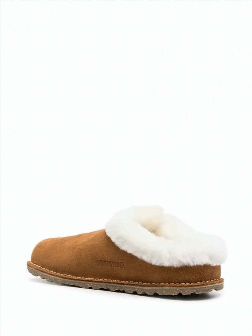 Birkenstock Soft Suede Mule Slippers With Plush Lining