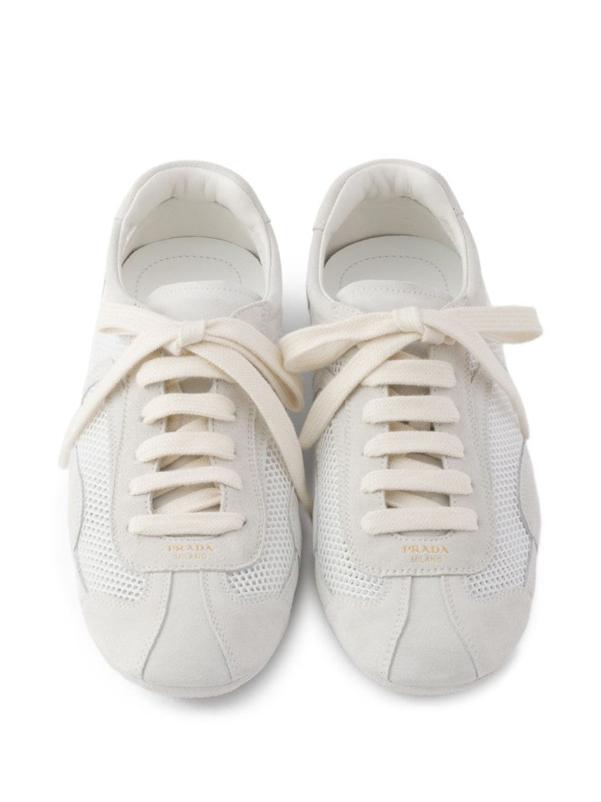 Prada Montecarlo Re-Edition Suede Mesh Sneakers