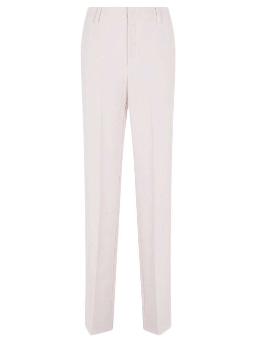 Federica Tosi Tailored Pink Trousers With Hidden Closure And Minimalist Design
