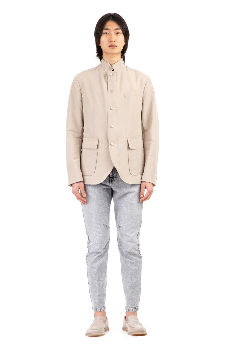 Eleventy Zegna Linen Snap Jacket