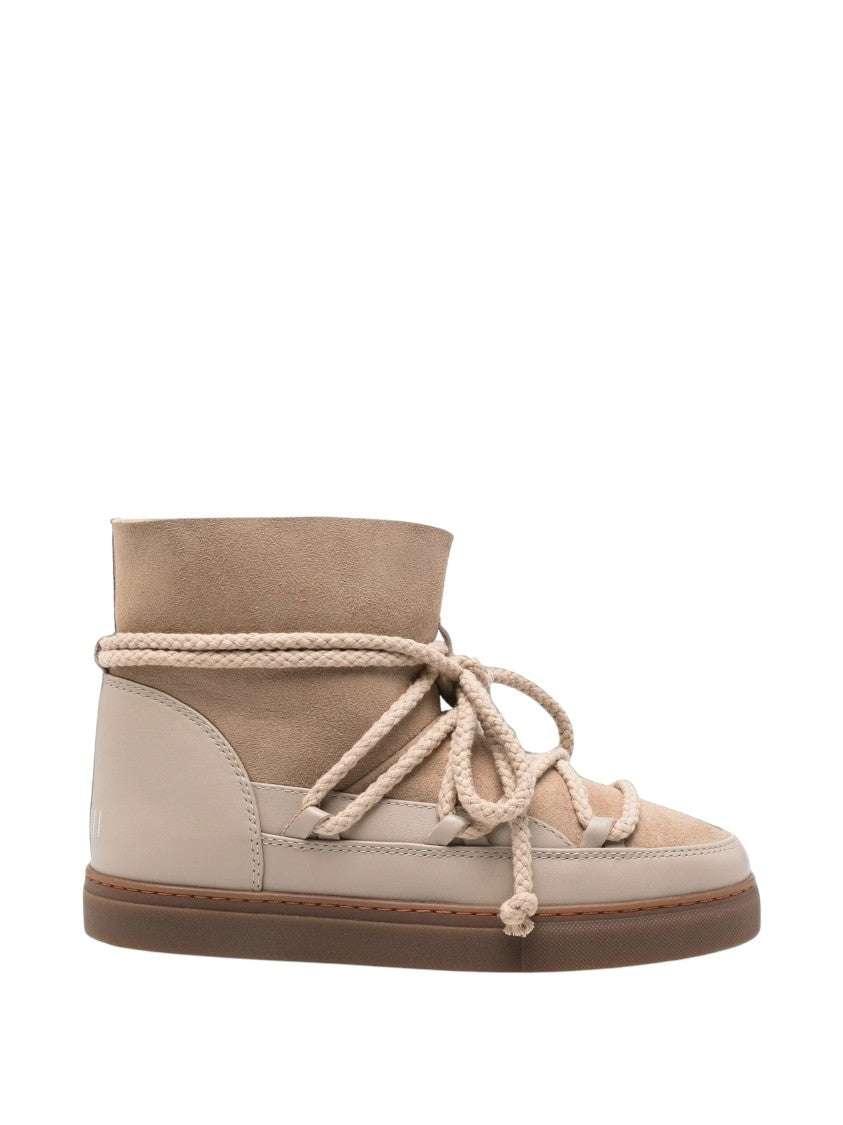 Inuikii Ankle-High Lace-Up Footwear With Braided Laces