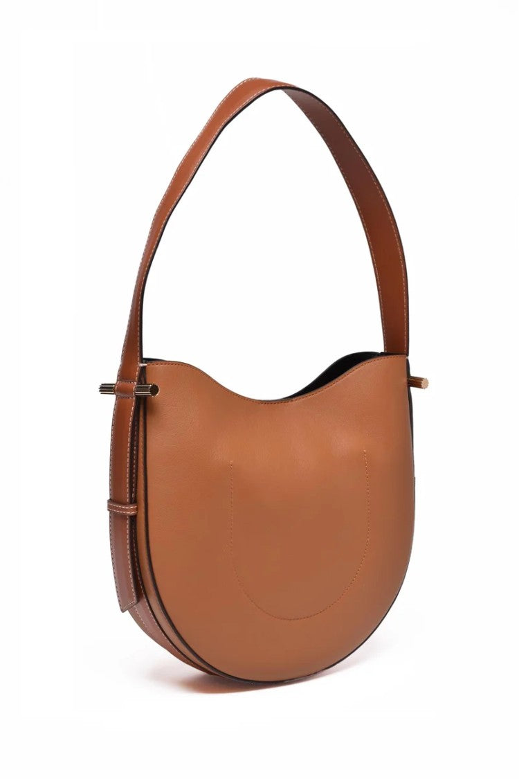 Victoria Beckham Leather Shoulder Bag - Brown