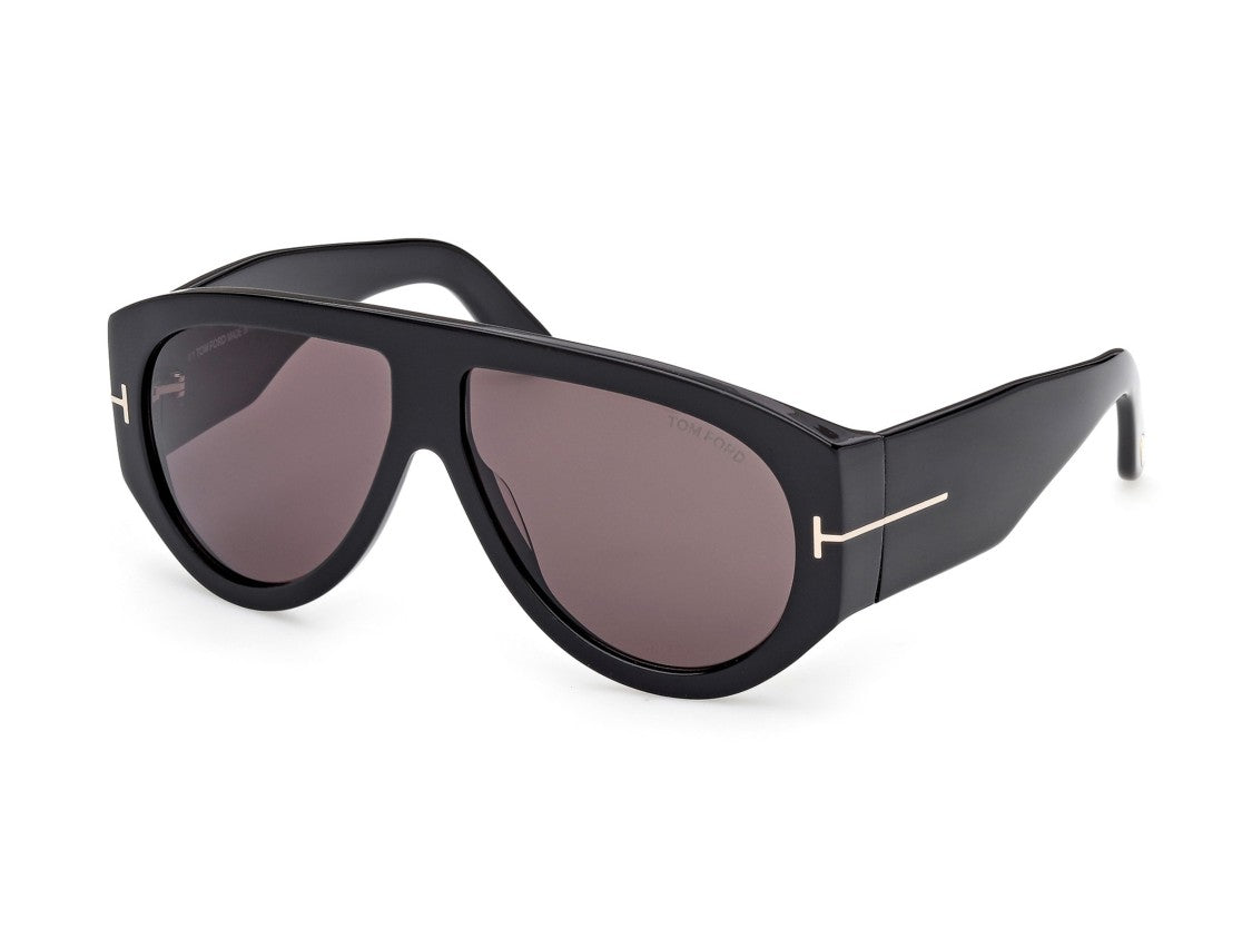 Tom Ford Ft1044 Bold Oversized Black Aviator Sunglasses