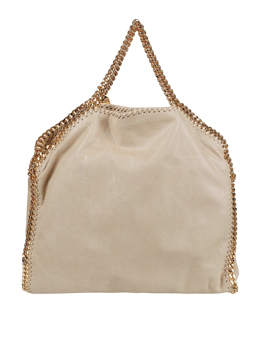 Stella Mccartney Slouchy Top Handle Bag With Chain Trim