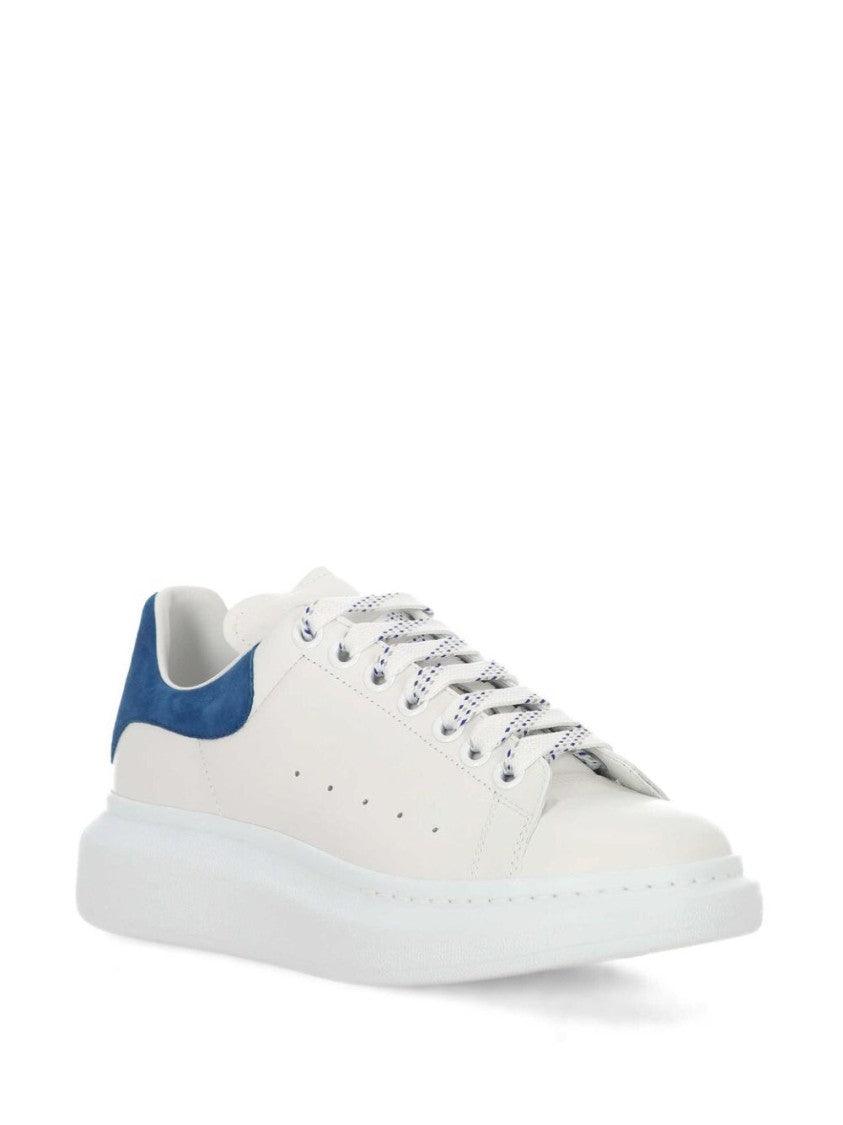 Alexander Mcqueen White Oversized Suede Accents Sneakers