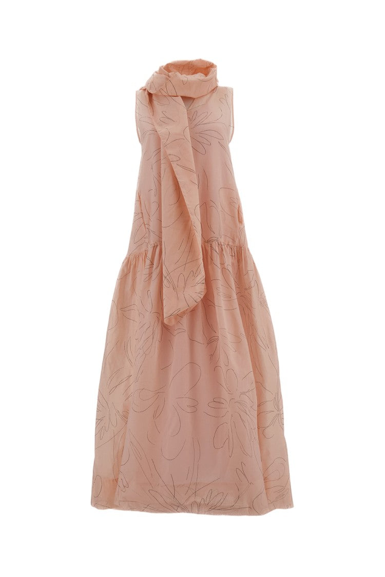 Plan C Long Organza Dress