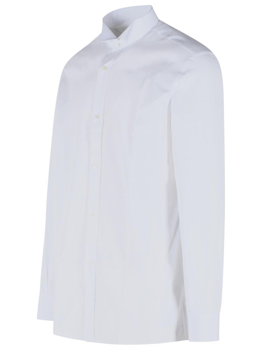 Maison Margiela 'Snapped' White Cotton Shirt