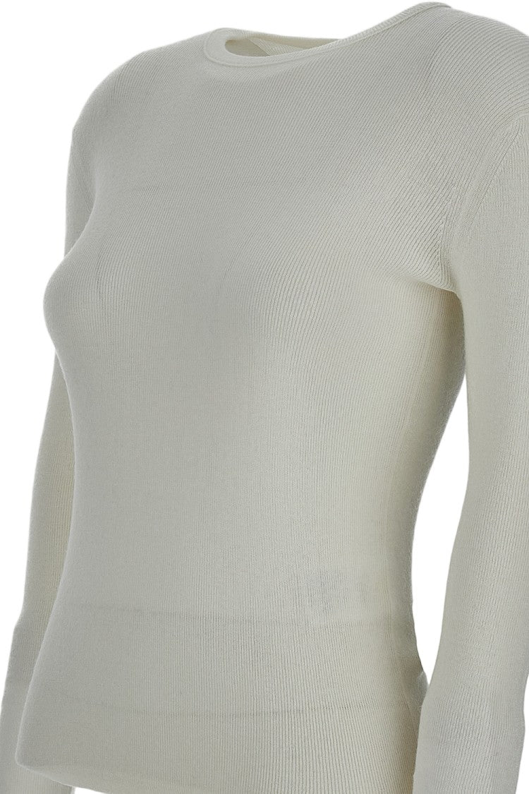 Lisa Yang Fitted Cropped Long-Sleeve T-Shirt With Ribbed Trim