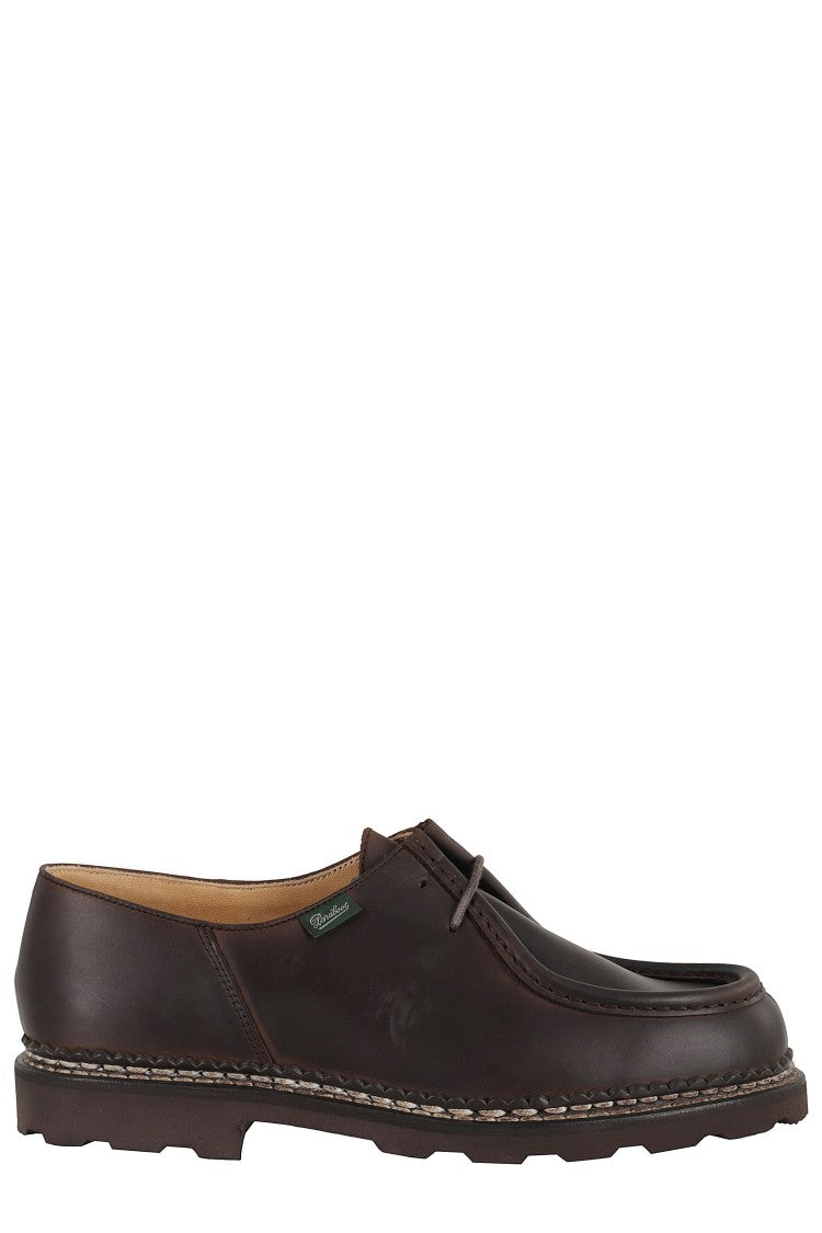Paraboot Brown Michael Marche Ii Moc-Toe Leather Derby Shoes