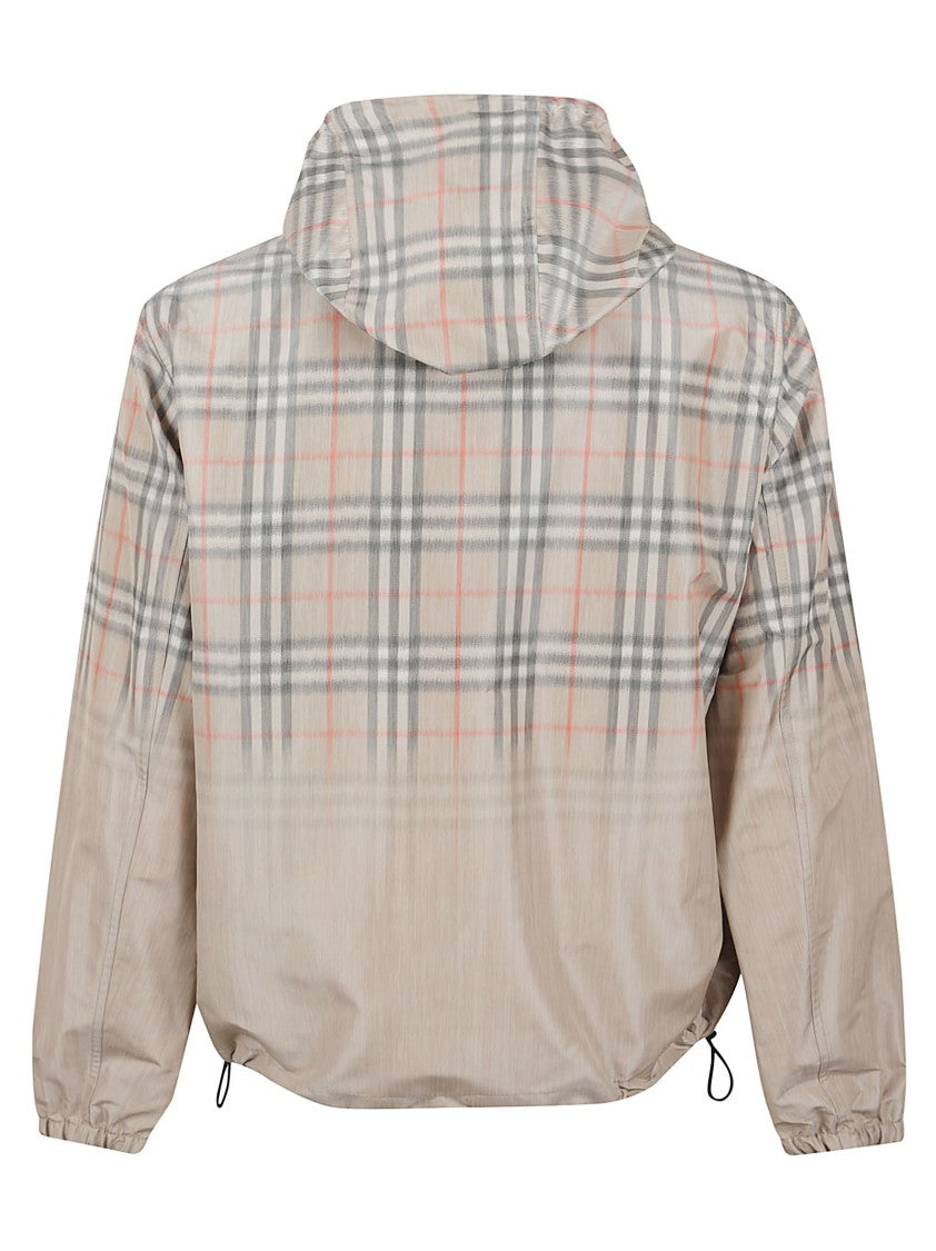 Burberry Gradient Check Bomber Jacket